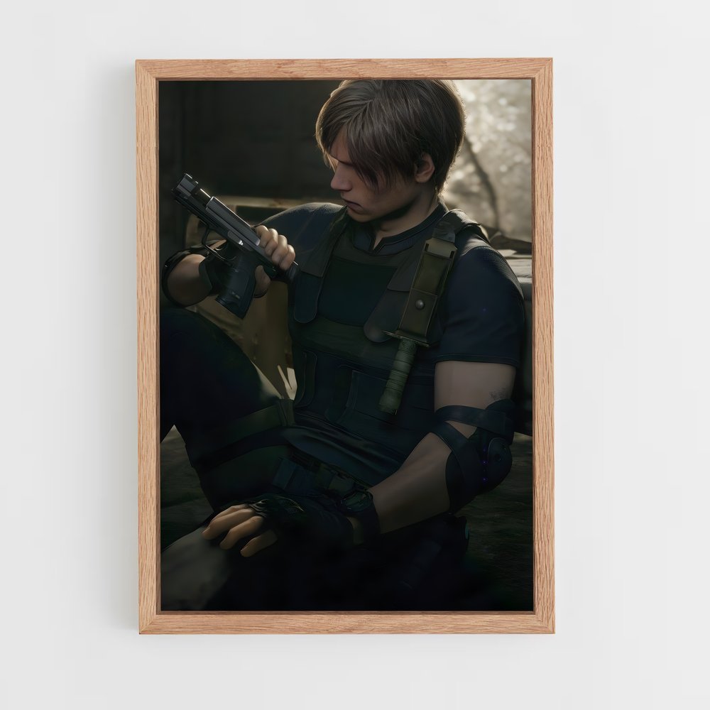 Poster Survivant de Raccoon City – affiche Resident Evil (vue 4)